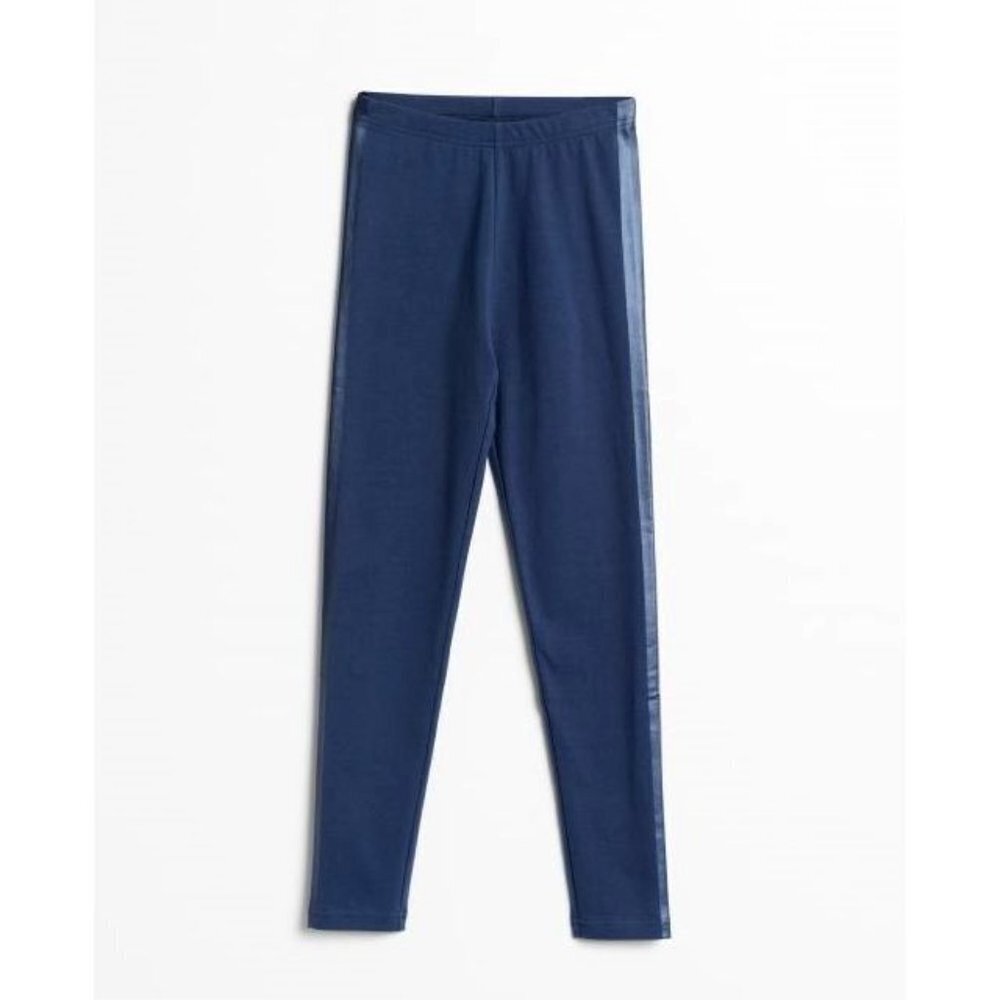NWT Coccodrillo navy leggings with lateral band